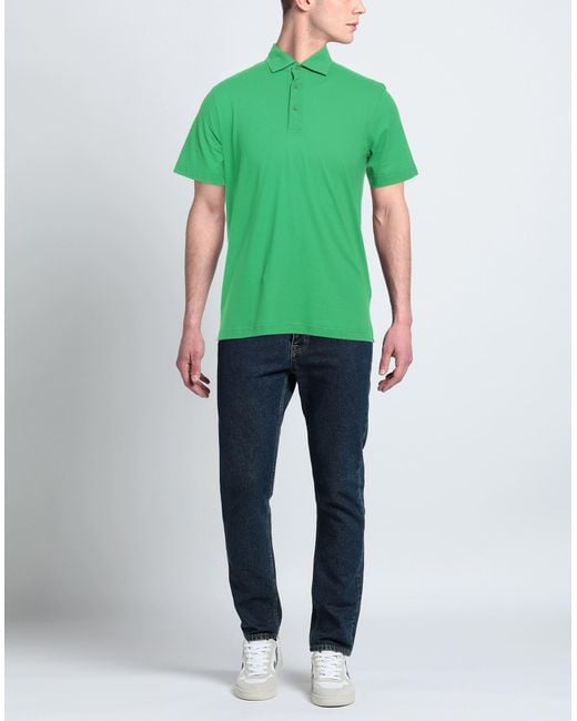 Polo Herno pour homme en coloris Green