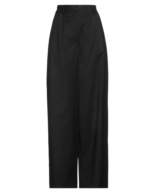 Dixie Black Pants Polyester, Virgin Wool, Elastane