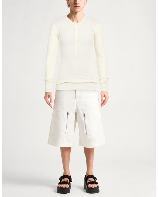 Dolce & Gabbana White Ivory T-Shirt Cotton for men