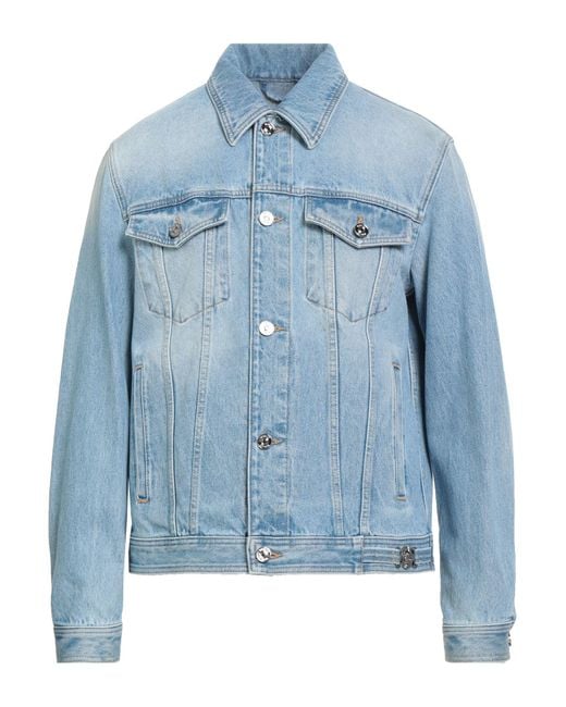 Chaqueta Vaquera Versace de hombre de color Blue