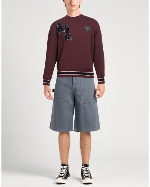 ARMANI EXCHANGE Red Sweatshirt for men