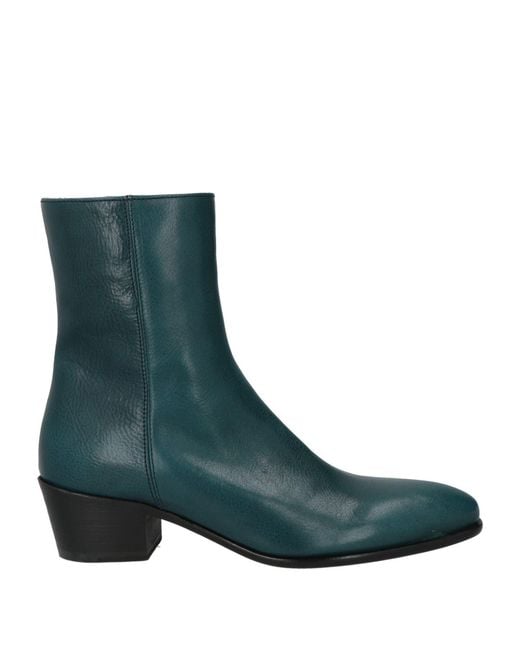 Fiorentini + Baker Green Ankle Boots Leather