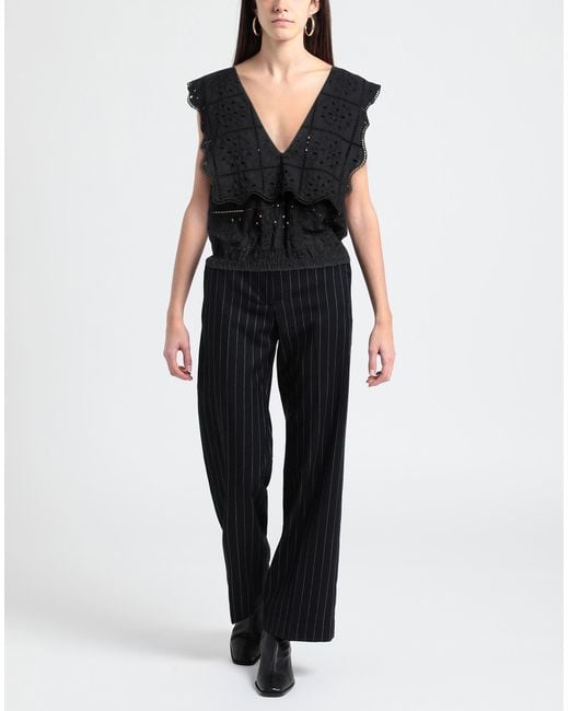 Ganni Black Top