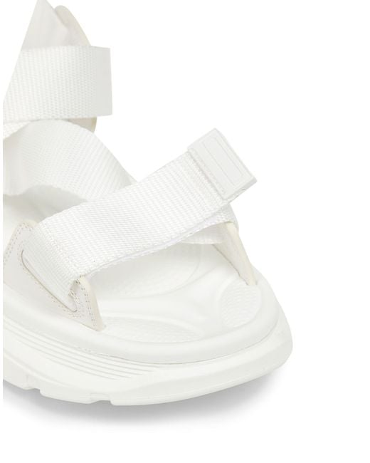 McQueen White Sandals