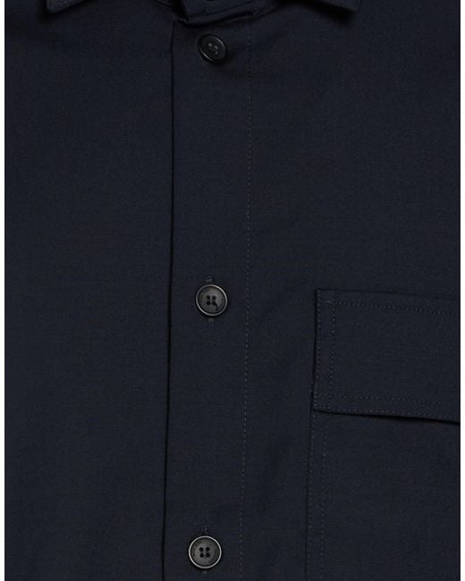 Spiewak Blue Midnight Shirt Polyester, Wool, Elastane for men