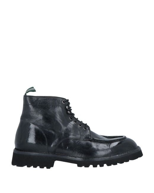 Green George Black Ankle Boots for men