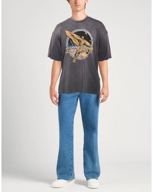 Represent Gray T-Shirt Cotton for men