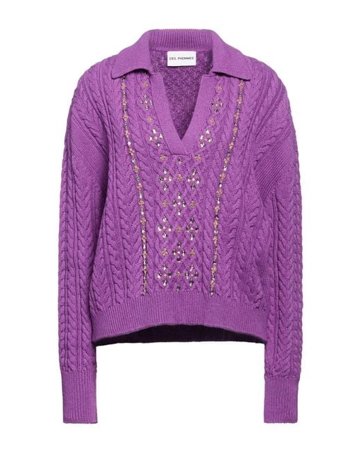 Pullover DES_PHEMMES en coloris Purple