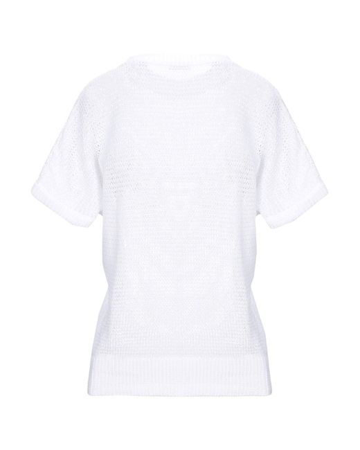 Zanone White Sweater Cotton