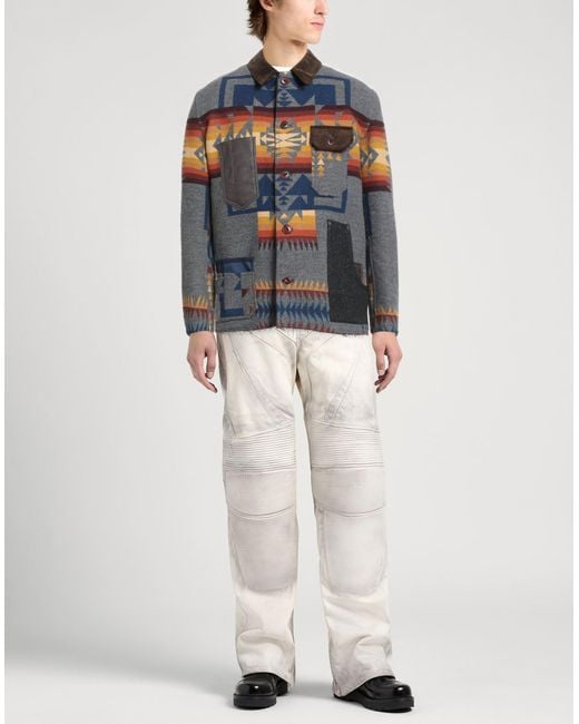 Junya Watanabe Blue Coat Wool, Cotton for men