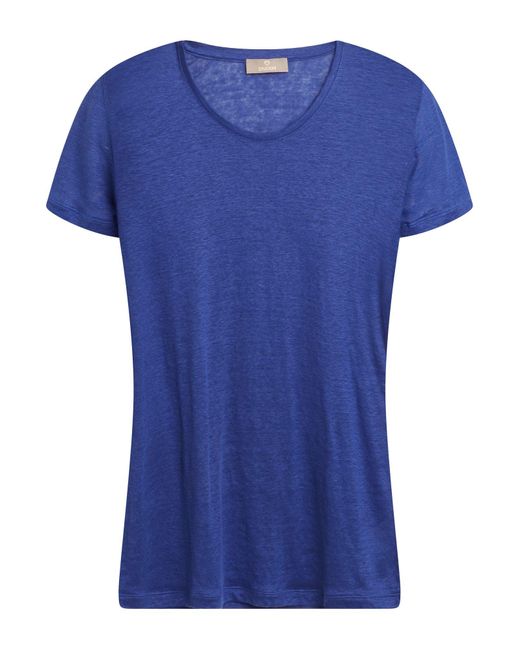 Cruciani Blue T-Shirt Linen