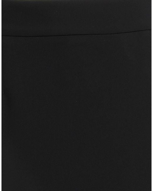 Moschino Black Midi Skirt Polyester, Elastane