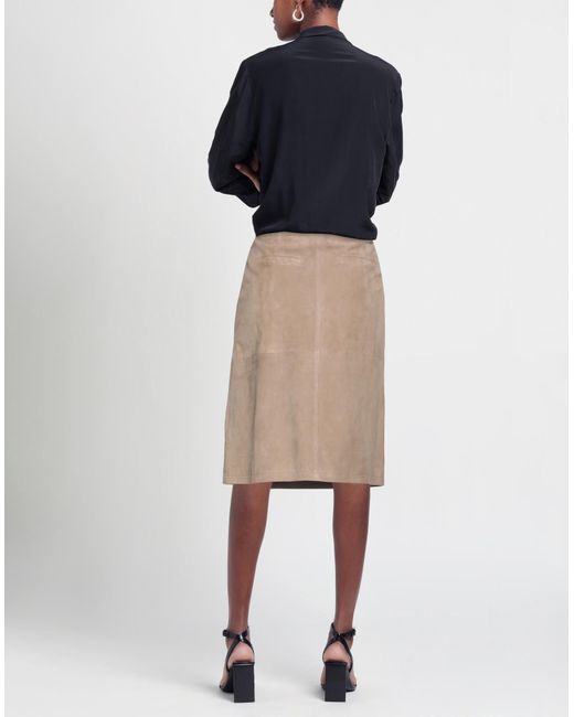 Arma Natural Midi Skirt