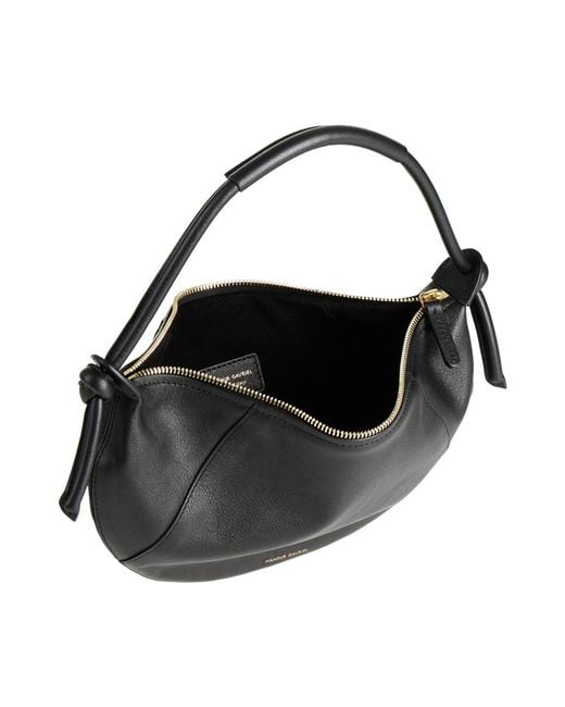 Mansur Gavriel Black Mini Fortuna -- Handbag Leather