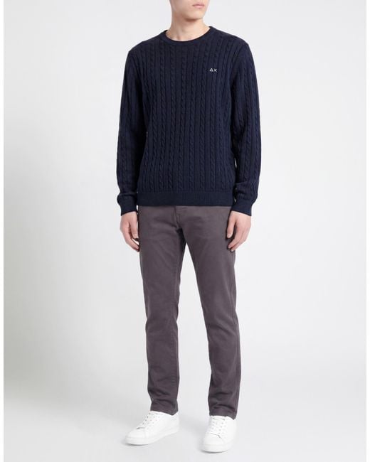 Sun 68 Blue Sweaters for men