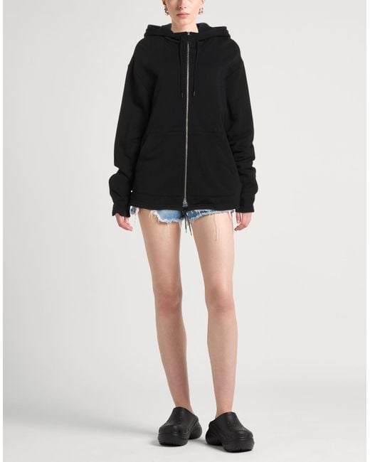 Helmut Lang Black Sweatshirt Cotton