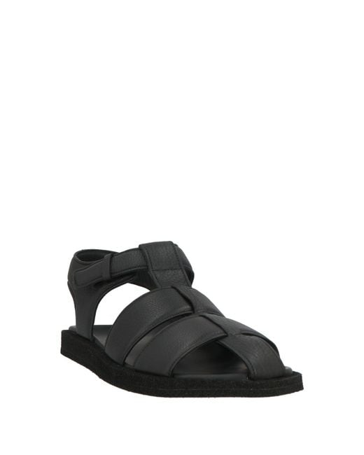 Officine Creative Black Sandals Leather for men