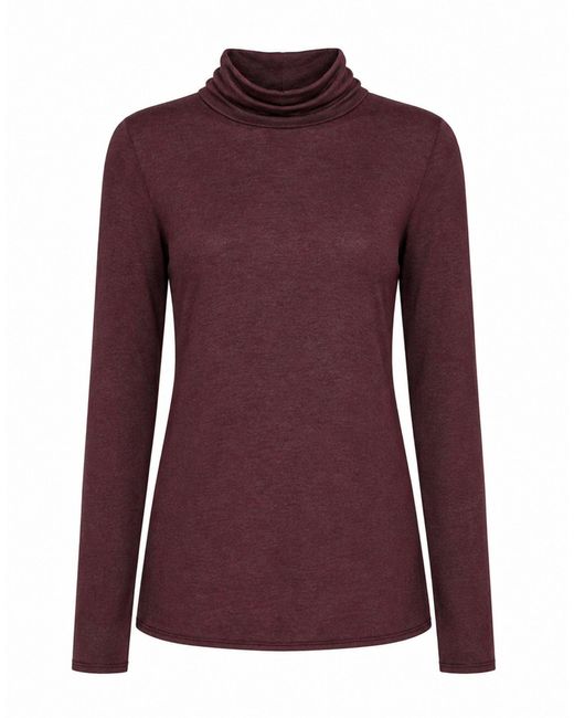 Roberto Collina Purple T-Shirt Modal, Cashmere