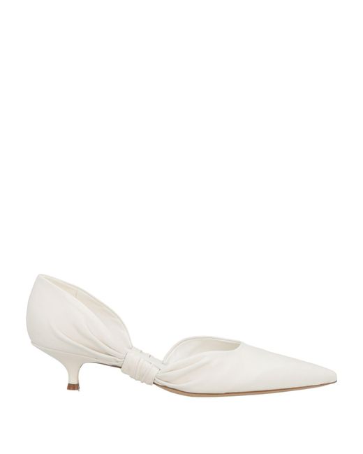 J.W. Anderson White Pumps Lambskin
