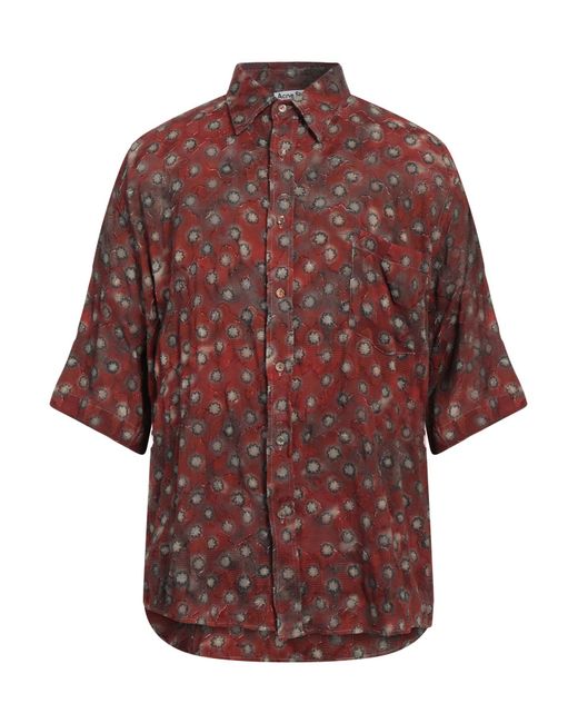 Acne Red Shirt for men