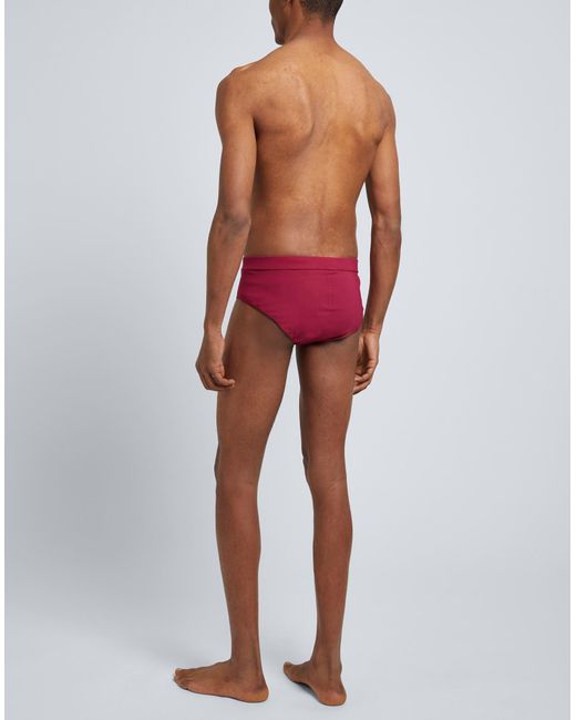 Braguita y slip de bikini Rick Owens de hombre de color Pink