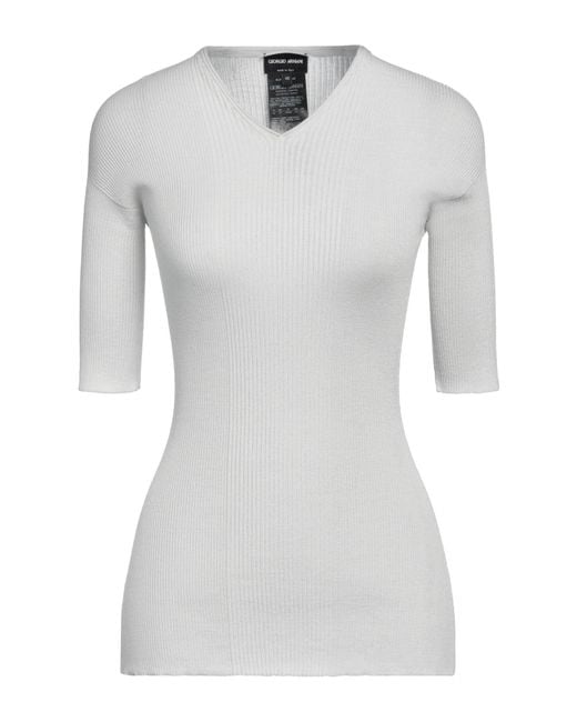 Pullover Giorgio Armani en coloris Gray