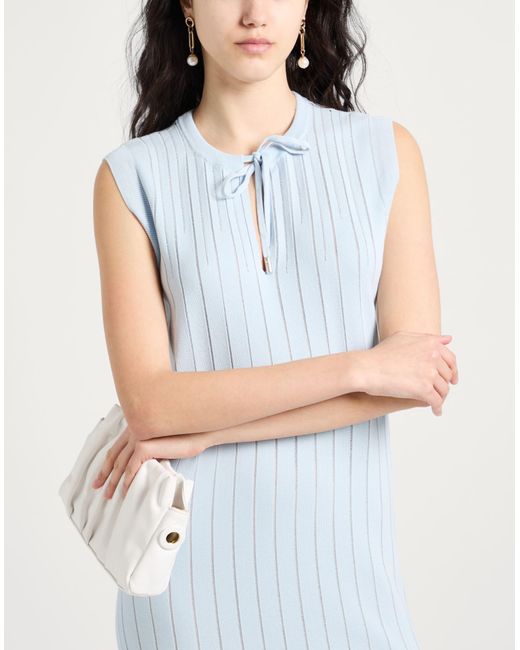 Peserico Blue Midi-Kleid