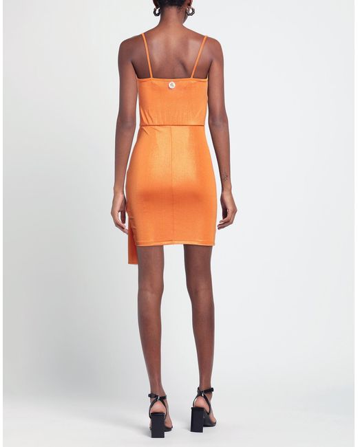Gaelle Paris Mini Dress in Orange | Lyst