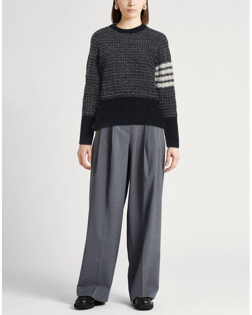 Thom Browne Black Sweater Wool, Mohair Wool