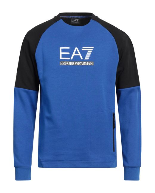 EA7 Sweatshirt in Blue für Herren