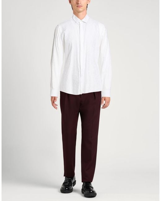 Emanuel Ungaro White Shirt Cotton, Viscose for men