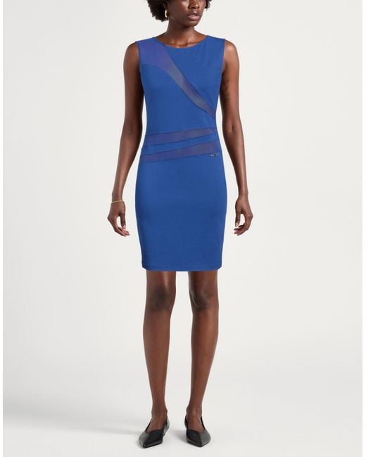 Gaelle Paris Blue Mini Dress