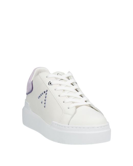 ED PARRISH White Sneakers Soft Leather
