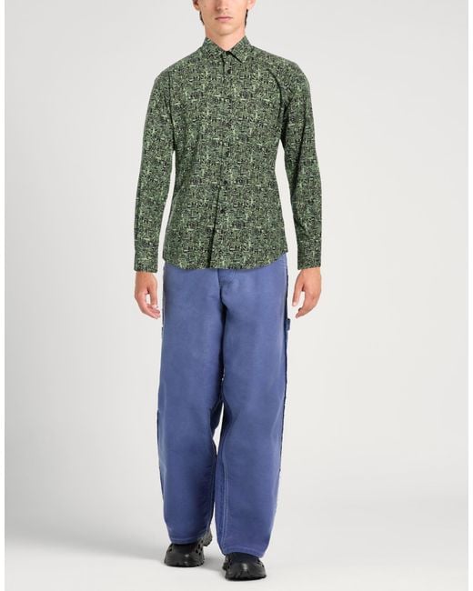 Karl Lagerfeld Green Shirt for men