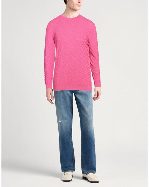 Pullover Giorgio Armani pour homme en coloris Pink