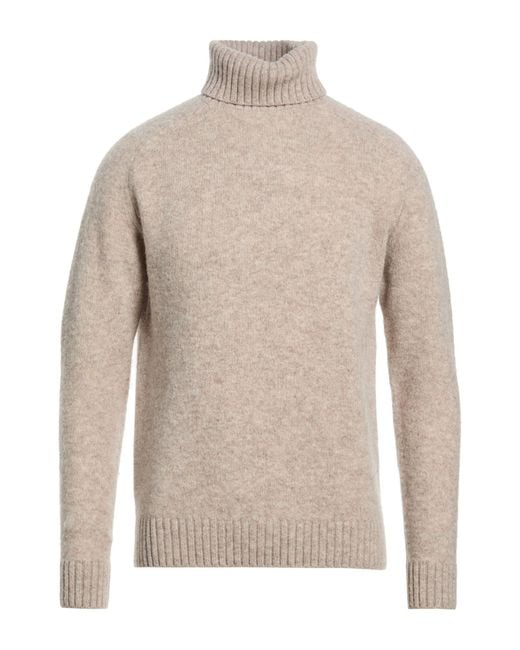 Messagerie White Turtleneck Virgin Wool for men