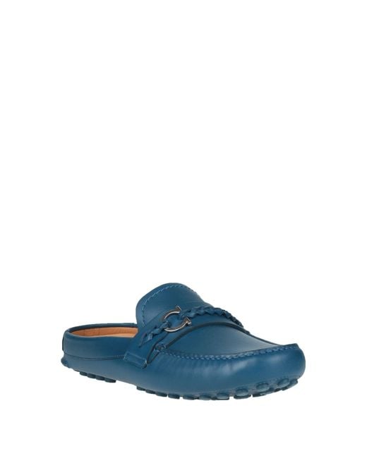 Ferragamo Blue Mules & Clogs Leather for men