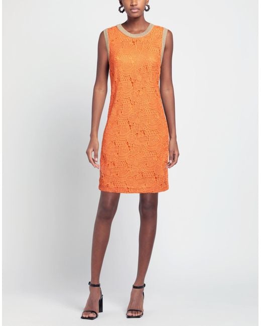 Boutique Moschino Orange Mini Dress