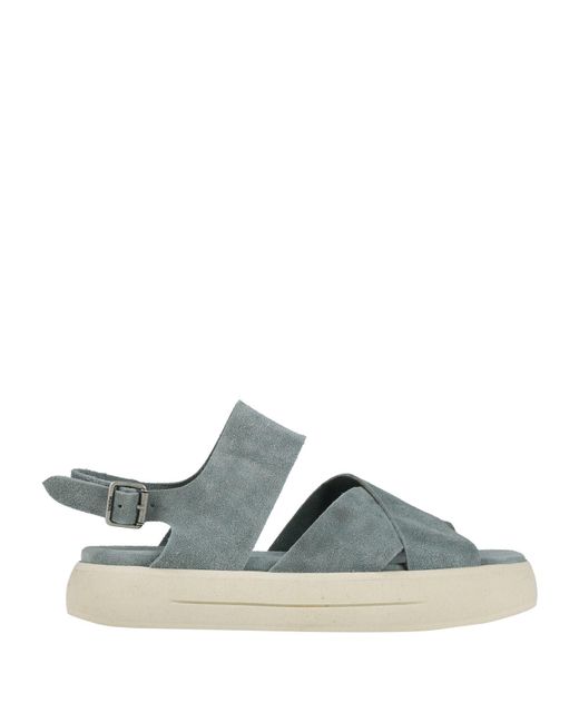 Moma Blue Sandals Leather