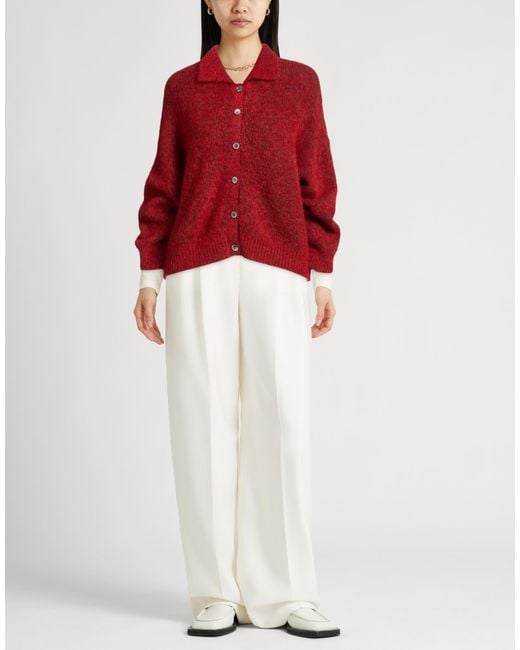 Aspesi Red Cardigan