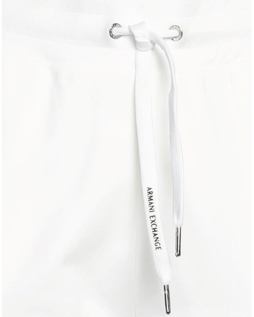 Armani Exchange White Pants