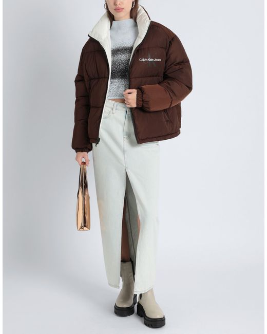 Calvin Klein Brown Puffer