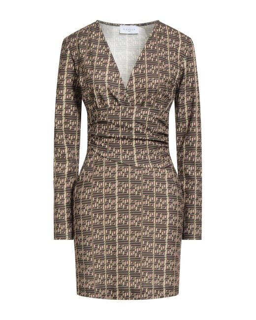 Minivestido Gaelle Paris de color Brown