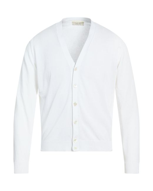 FILIPPO DE LAURENTIIS White Cardigans for men
