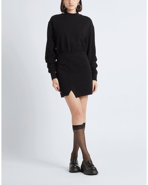 8 by YOOX Black Mini Dress