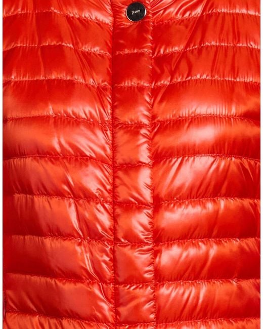 Herno Red Puffer Polyamide
