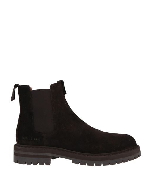 Common Projects Black Ankle Boots for men