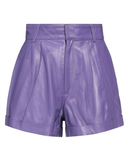 Manokhi Purple Shorts & Bermuda Shorts