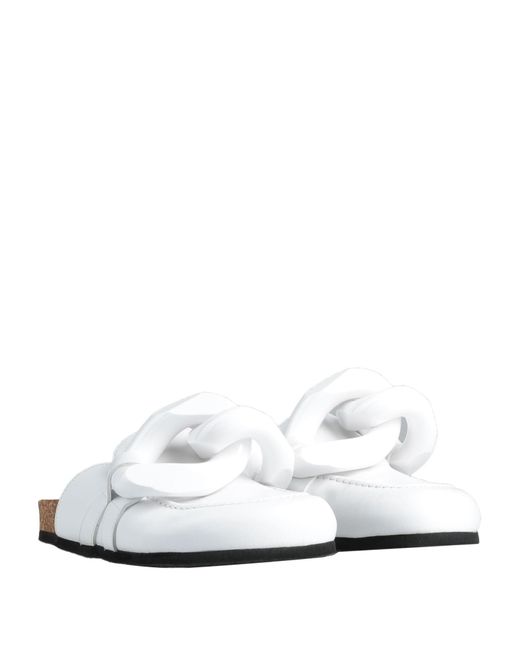 J.W. Anderson White Mules & Clogs