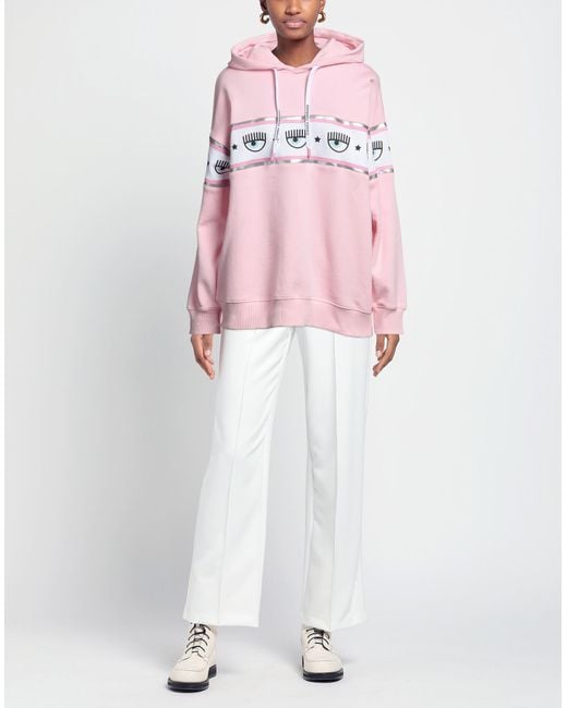 Chiara Ferragni Pink Sweatshirt